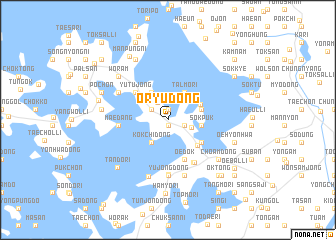 map of Oryu-dong