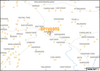 map of Oryu-dong