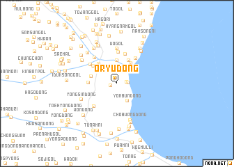 map of Oryu-dong