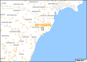 map of Oryu-dong