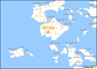 map of Oryu-ri