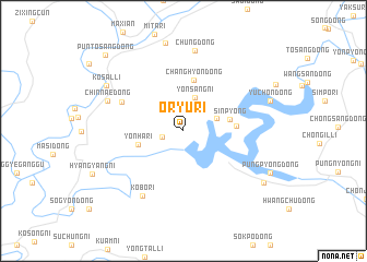 map of Oryu-ri