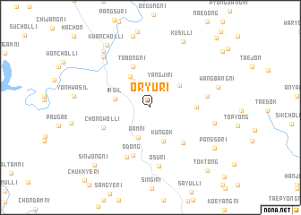 map of Oryu-ri