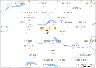 map of Orzełek