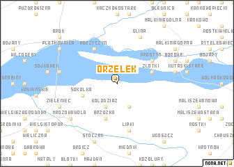 map of Orzełek