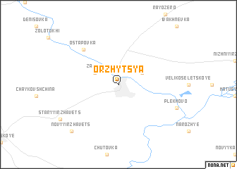 map of Orzhytsya