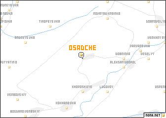 map of Osadche