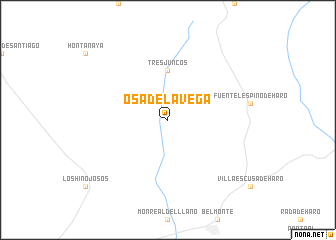 map of Osa de la Vega