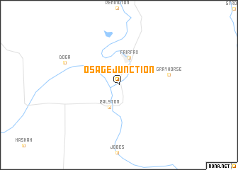 map of Osage Junction