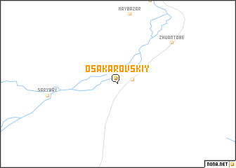 map of Osakarovskiy