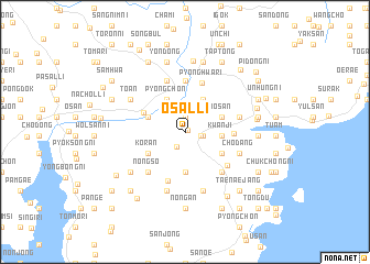 map of Ŏsal-li