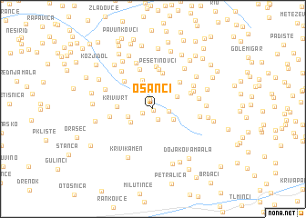 map of Osanci