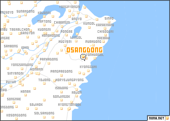 map of Osang-dong