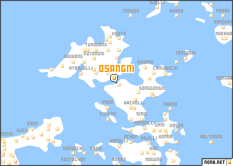 map of Osang-ni