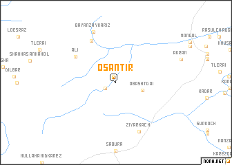 map of Osantir