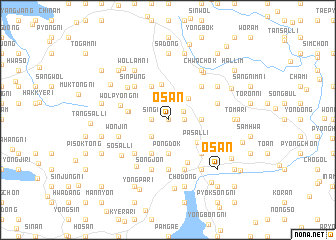 map of Osan