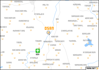 map of Osan