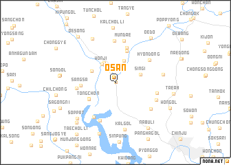 map of Osan
