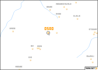 map of Osao