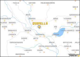 map of Osarella