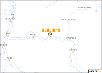 map of Osashima