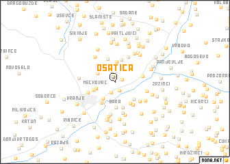map of Osatica