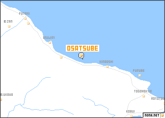 map of Osatsube
