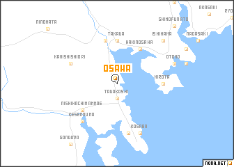 map of Ōsawa