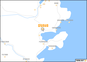 map of Ōsawa