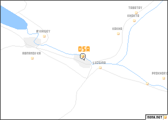 map of Osa