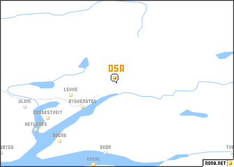 map of Osa