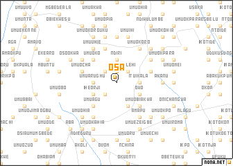 map of Osa