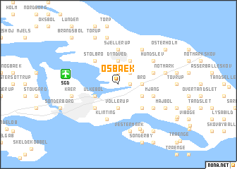 map of Osbæk