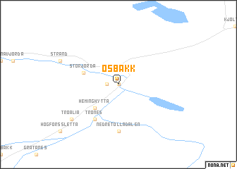 map of Osbakk