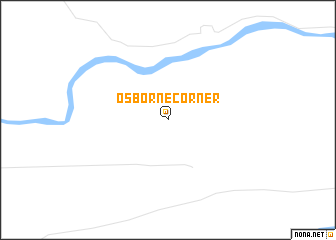 map of Osborne Corner