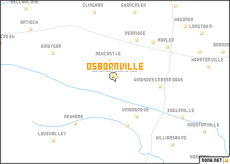 map of Osbornville