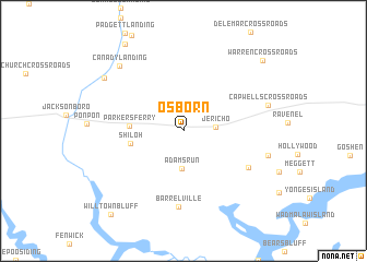 map of Osborn
