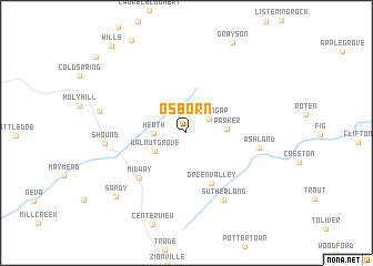 map of Osborn