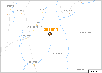 map of Osborn
