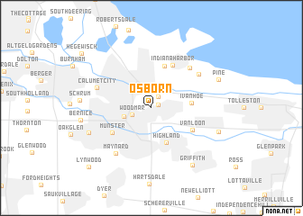 map of Osborn