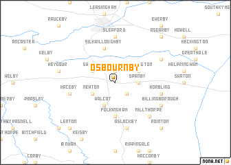 map of Osbournby