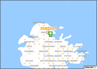 map of Osbourn