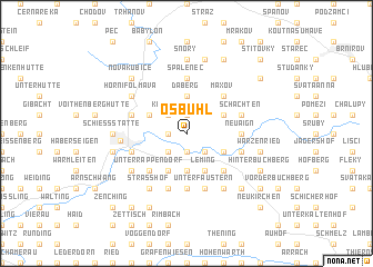 map of Ösbühl