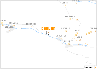 map of Osburn