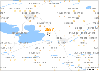 map of Osby