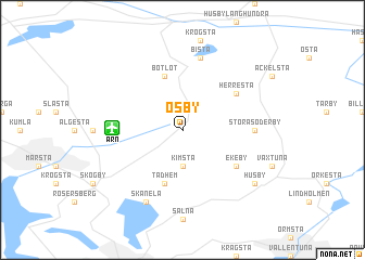 map of Ösby