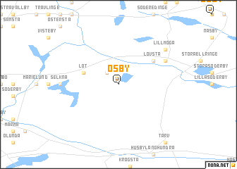 map of Ösby