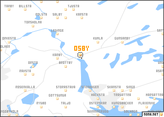 map of Ösby