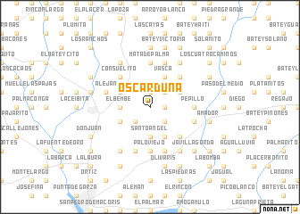 map of Oscar Duna