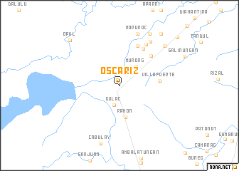 map of Oscariz